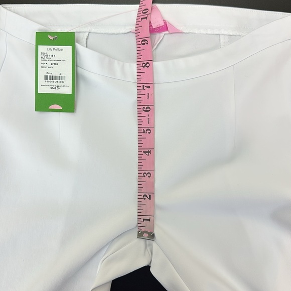 Lilly Pulitzer White Alessia Stretch Dinner Pant 4 Resort  Office Classi… - Picture 10 of 13